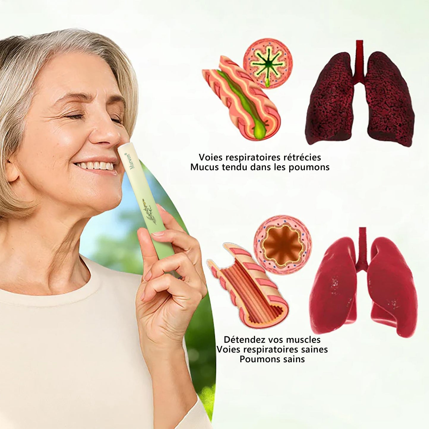 Diffuseur 𝑴𝒖𝑟𝑤𝗈𝗇® à base de plantes Mullein pour le nettoyage des poumons (🫁 Toux, pharyngite, essoufflement, expectorations, nez bouché, bronchite, symptômes allergiques, inconfort pulmonaire)💖