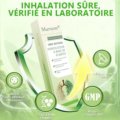 Diffuseur 𝑴𝒖𝑟𝑤𝗈𝗇® à base de plantes Mullein pour le nettoyage des poumons (🫁 Toux, pharyngite, essoufflement, expectorations, nez bouché, bronchite, symptômes allergiques, inconfort pulmonaire)💖